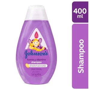 Shampoo Johnson Fuerza Y Vitamina Frasco X 400 Ml