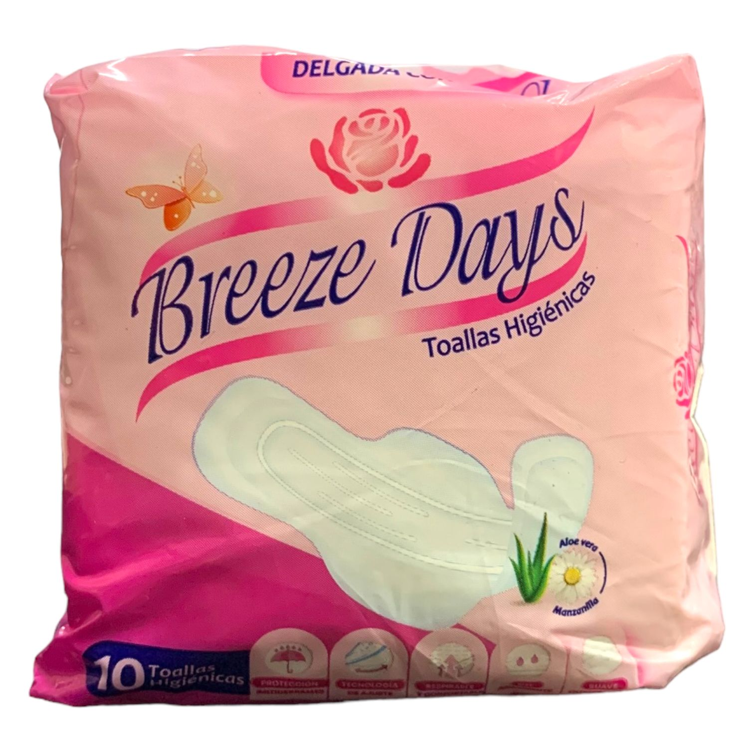 TOALLA HIGIENICAS BREEZE DAYS X 10 UNIDADES