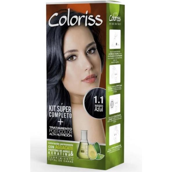 COLORISS TINTE 1-1 NEGRO AZUL  