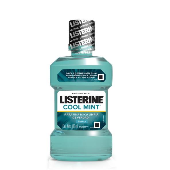 LISTERINE COOL MINT MENTA FRASCO X 180 ML