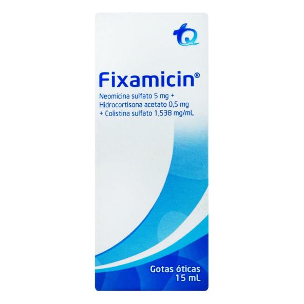 FIXAMICIN GOTAS OTICAS  FRASCO X 15ML - TECNOQUIMICAS-ETICO