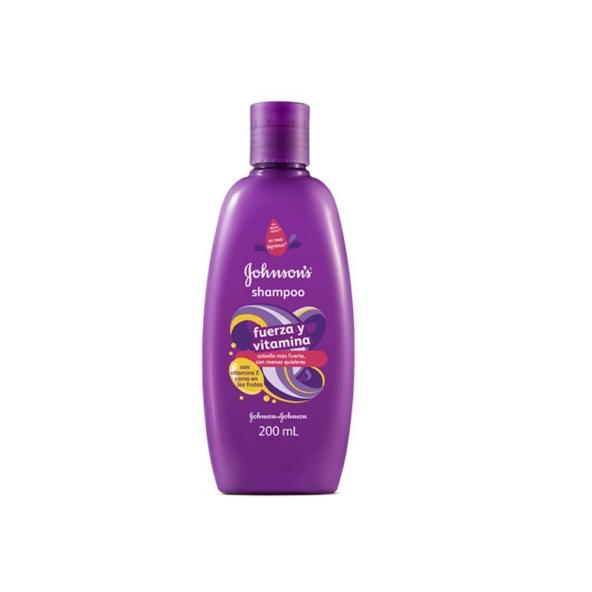 JOHNSONS BABY SHAMPOO FUERZA Y VITAMINA FRASCO X 200 ML