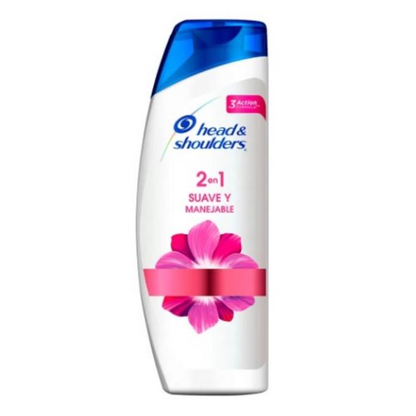 SHAM H&S SUAVE Y MANEJABLE X 180 ML 