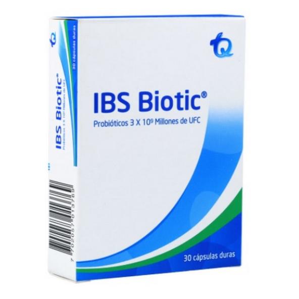 IBS BIOTIC PROBIÓTICOS 3 X 10 MILLONES DE UFC CAJA X 30 CÁPSULA DURA