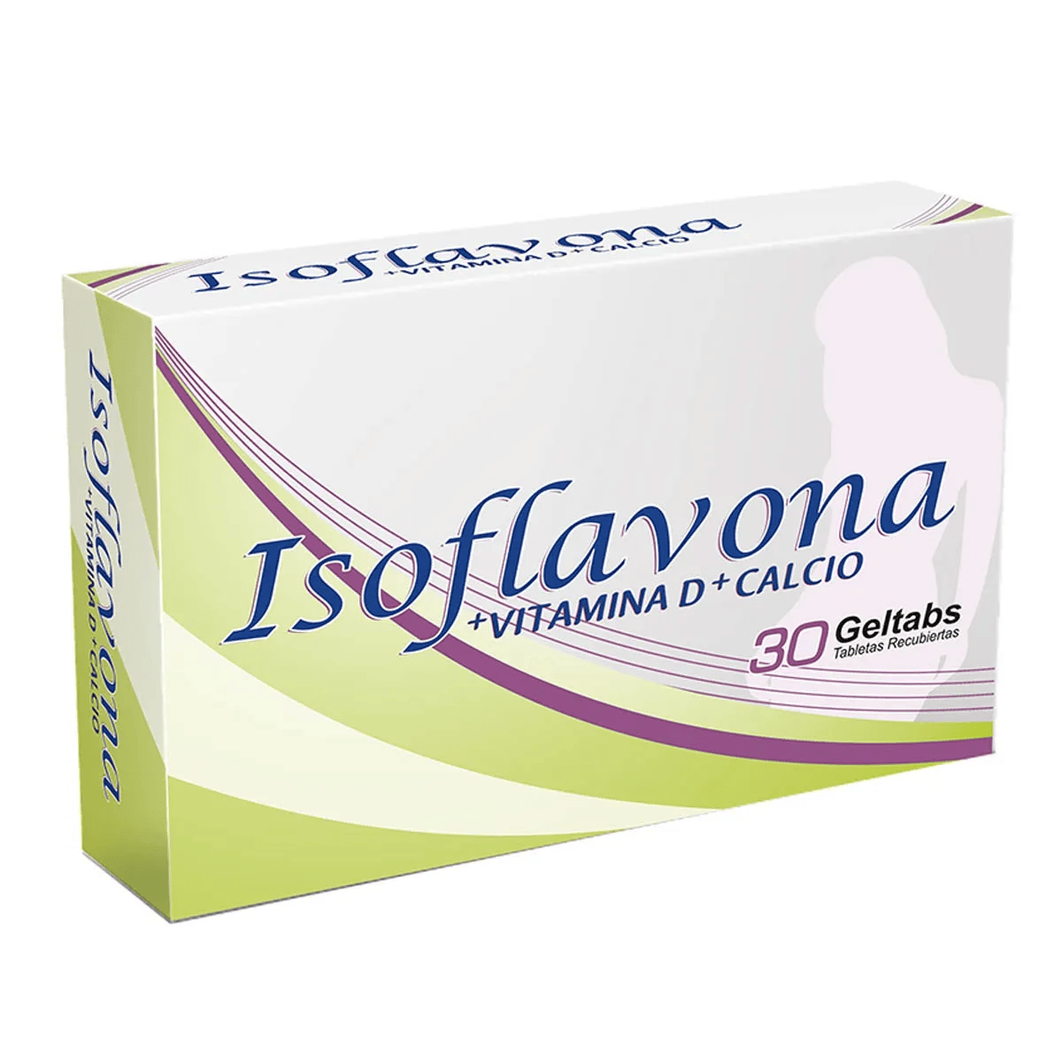 ISOFLAVONA C 500mg+300U CALCIO VITAMINA D - CAJA X 30 CAPSULAS - COLMED