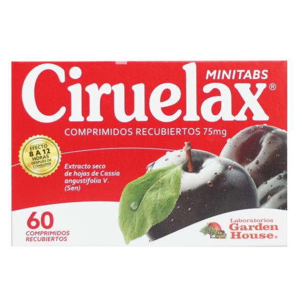 CIRUELAX MINITABS 75 MG X 60 COMPRIMIDOS