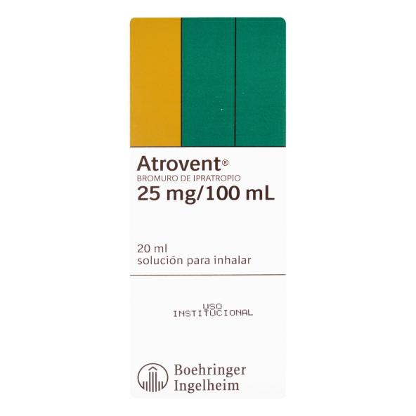 ATROVENT SOLUCION INHALADOR  0..25mg  FRASCO X 20 ML - BOEHRINGER