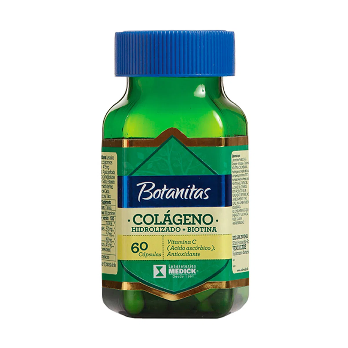 COLAGENO HIDROLIZADO+BIOTINA BOTANITAS CAPSULAS FRASCO X 60 UNDS