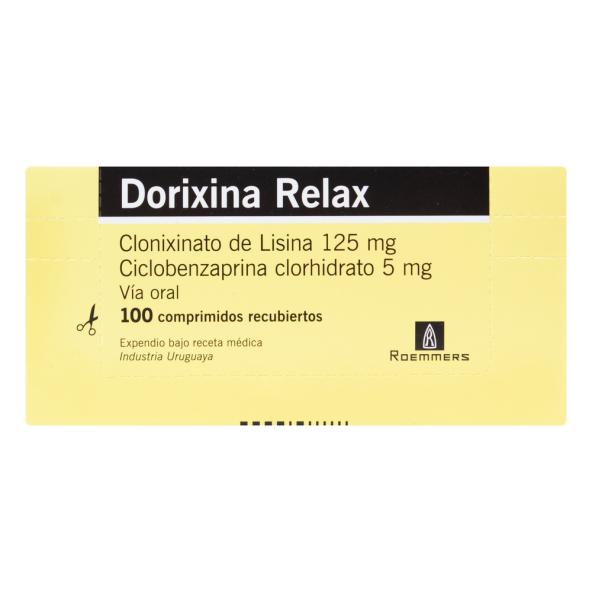 DORIXINA RELAX COMP 125mg+5mg