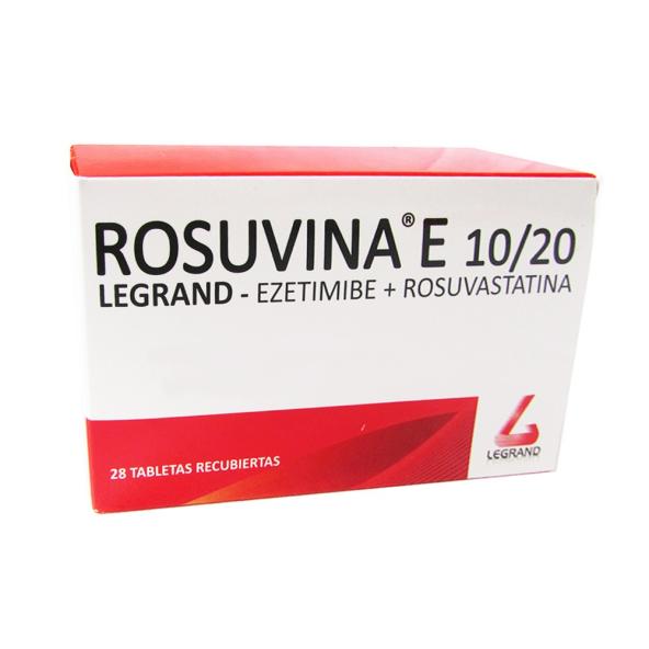 ROSUVINA E 10/20 MG CAJA X 28 TABL