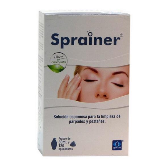 SPRAINER SOLUCION ESPUMOSA PARPADOS  FRASCO X 80 ML - OPHTHA