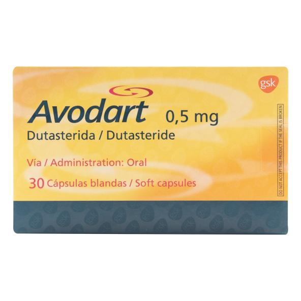 AVODART  0.5mg  CAJA X 30 CAPSULAS - GSK