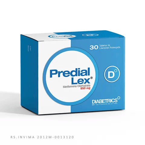 PREDIAL LEX  850mg  CAJA X 30 TABLETAS - DIABETRICS