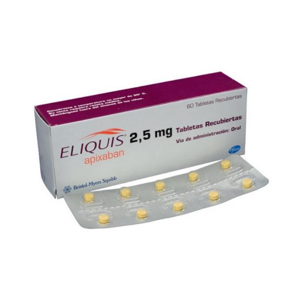 ELIQUIS TAB 2.5 mg   2.5 mg 2012M X CJAX60 - PFIZER