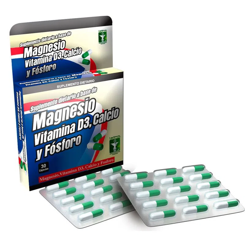 CLORURO DE MAGNESIO CAJA X 30 CAPSULAS - LEDMAR