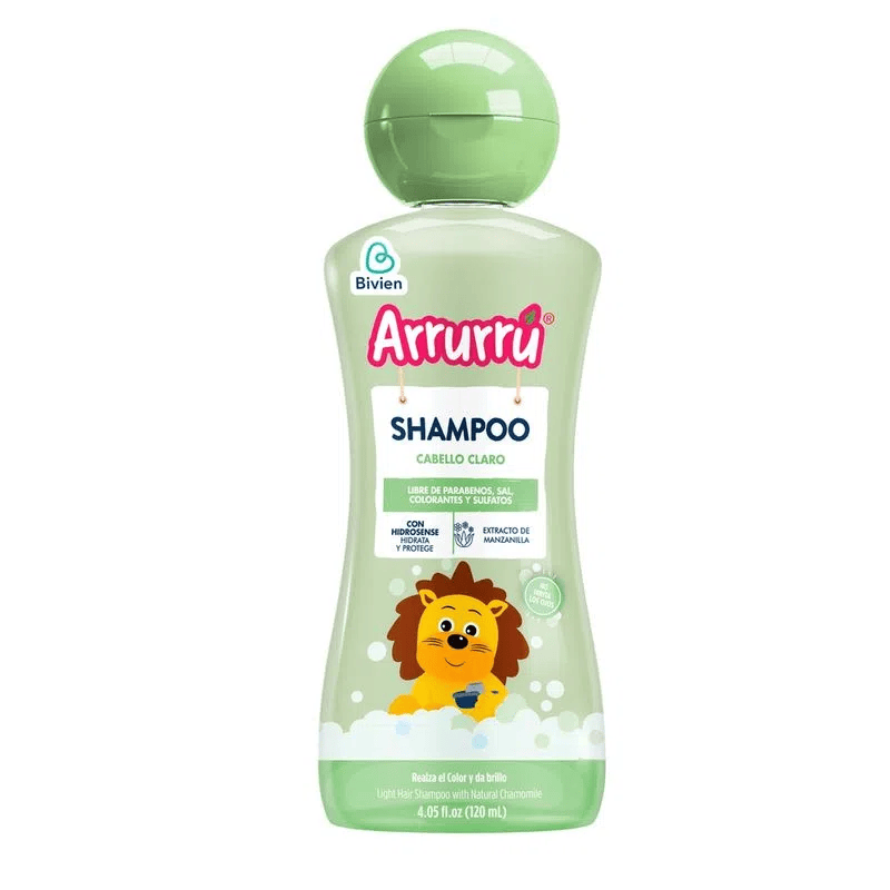 ARRURRÚ SHAMPOO MANZANILLA CABELLO CLARO FRASCO X 120 ML