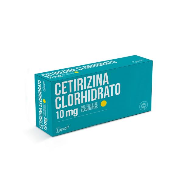 CETIRIZINA CLORHIDRATO TAB 10 MG X 400 UNIDADES  LAPROFF