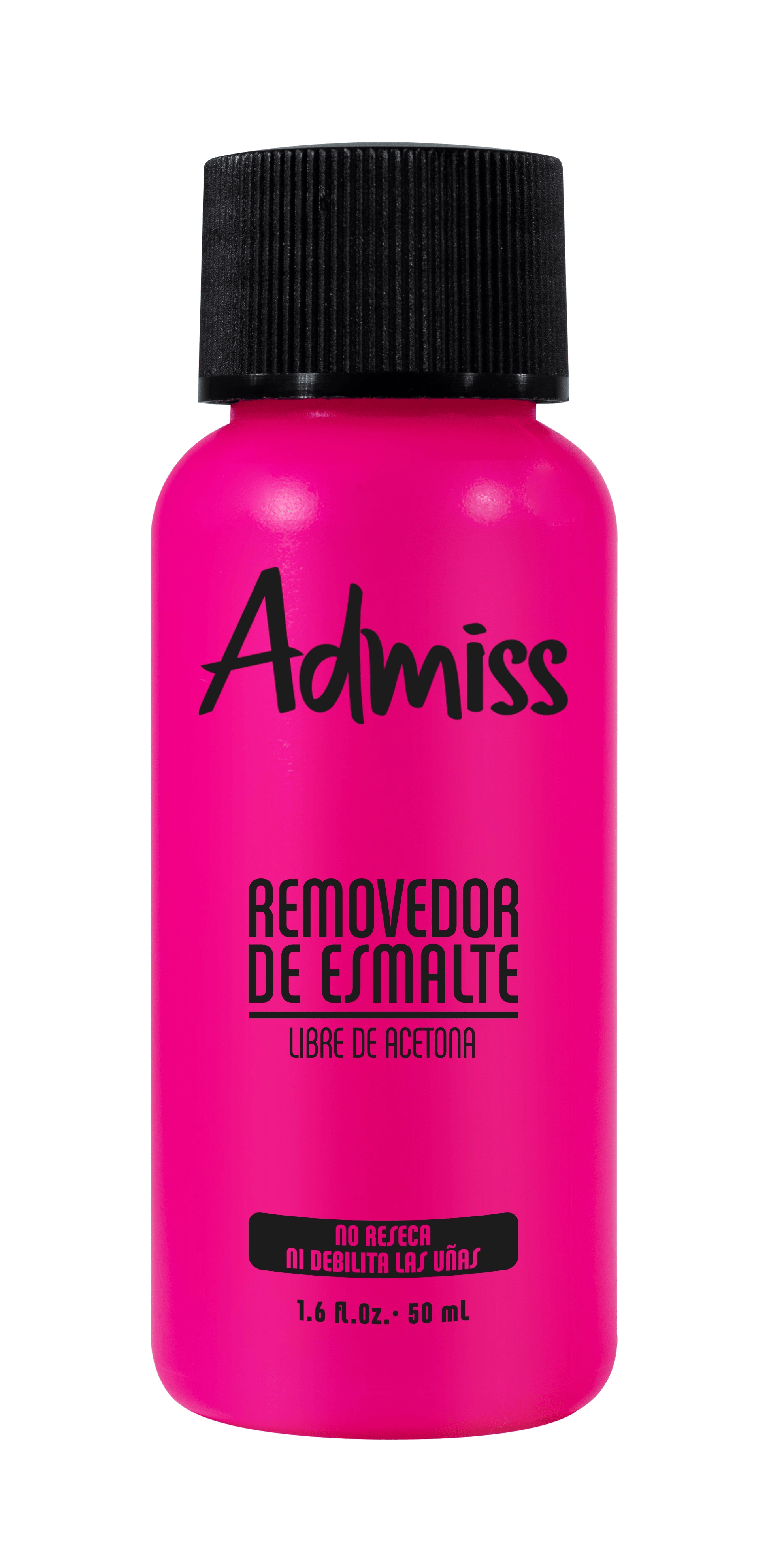 ADMISS REMOVEDOR DE ESMALTE LIBRE DE ACETONA FRASCO X 50 ML