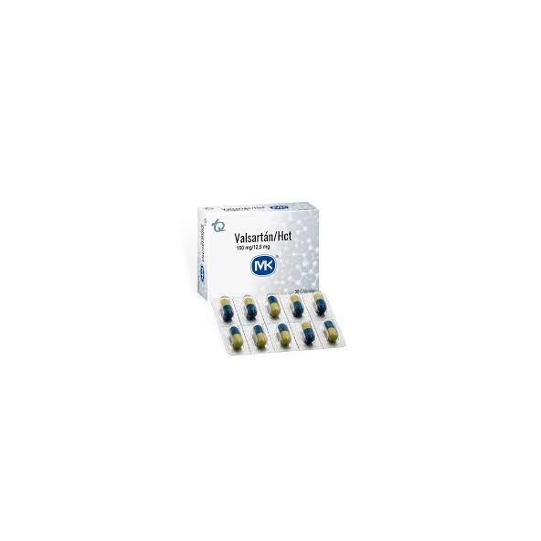 VALSARTAN HCT 160/12.5 MG CAJA X 30 CAP MK