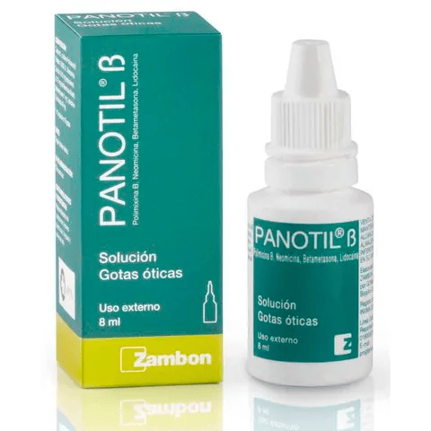 PANOTIL B GOTAS ÓTICAS FRASCO X 8 ML