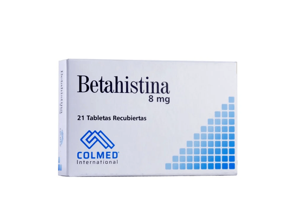 BETAHISTINA 8 MG CAJA X 21 TABLETAS