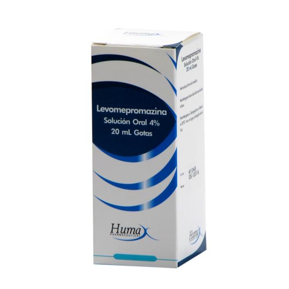 LEVOMEPROMAZINA 4 mg/ml  FRASCO X 20 ML - HUMAX