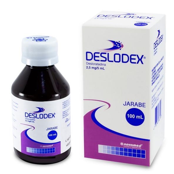 DESLODEX JARABE 2.5/5ml FRASCO X 100ML - NOVAMED