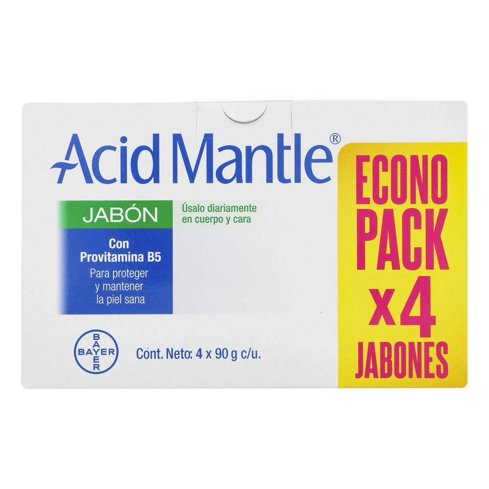 ACID MANTLE JABONES PREPACK X 4