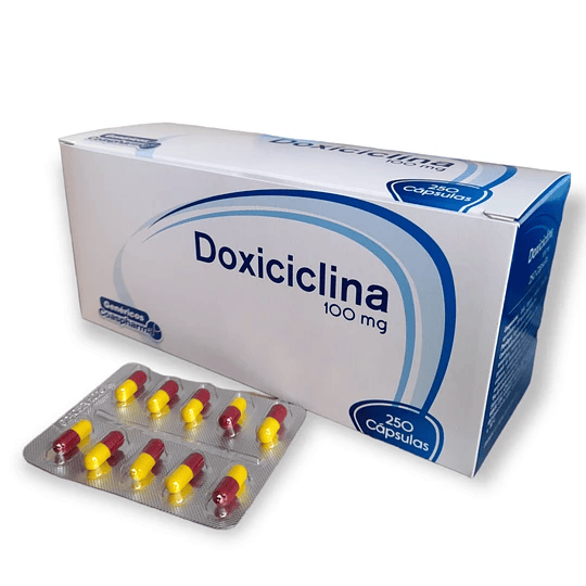 DOXICICLINA 100 MG CAJA X 250 CAPSULAS