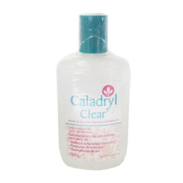 CALADRYL CLEAR LOCIÓN TÓPICA TRANSPARENTE ACETATO DE ZINC 0.1% / PRAMOXINA CLORHIDRATO 1% FRASCO X 100 ML