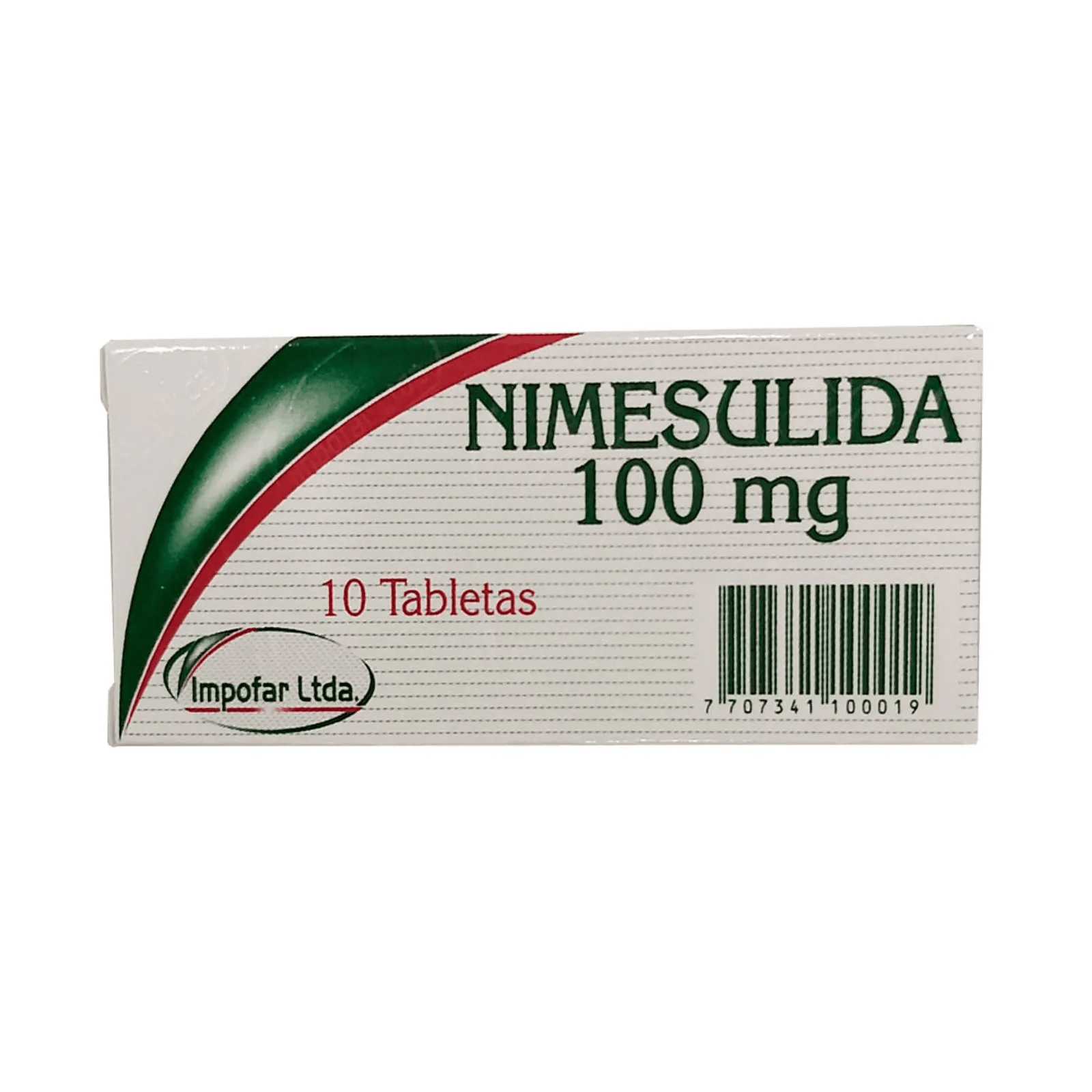 NIMESULIDA  100MG CAJA X 10 TABLETAS