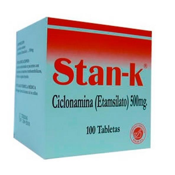 STANKA 500 MG CJX 100 TAB (CICLONAMINA ETAMSILATO)