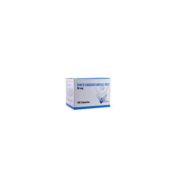 DIFENHIDRAMINA HCI 50 MG CJ X 50 CAPSULAS