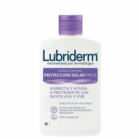 LUBRIDERM PROTECCIÓN SOLAR FPS 15 FRASCO X 400 ML