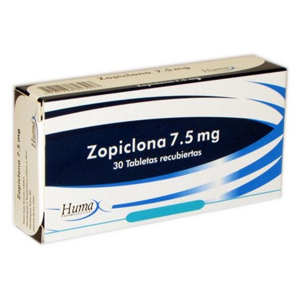 ZOPICLONA 7.5 MG CAJA X 30 TABLETAS