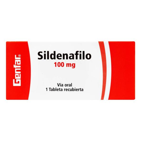 SILDENAFILO 100 MG CAJA X 1 TABLETAS