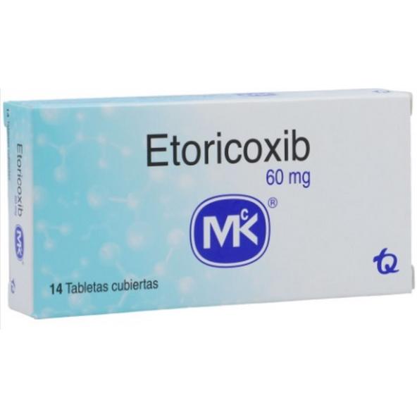 ETORICOXIB TAB 60 mg    60 mg  2014M X CJAX14 - M.K