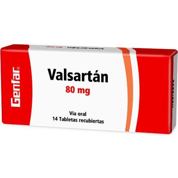 VALSARTAN TAB 80 mg     80 mg  2006M X CJAX14 - GENFAR