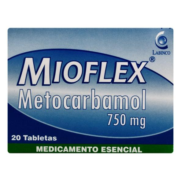 MIOFLEX 750 mg CAJA X 20 TABLETAS - LABINCO