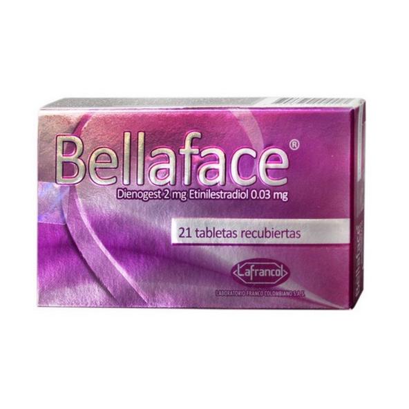 BELLAFACE 2 MG / 0.03 MG  CAJA X 21 TABLETAS 