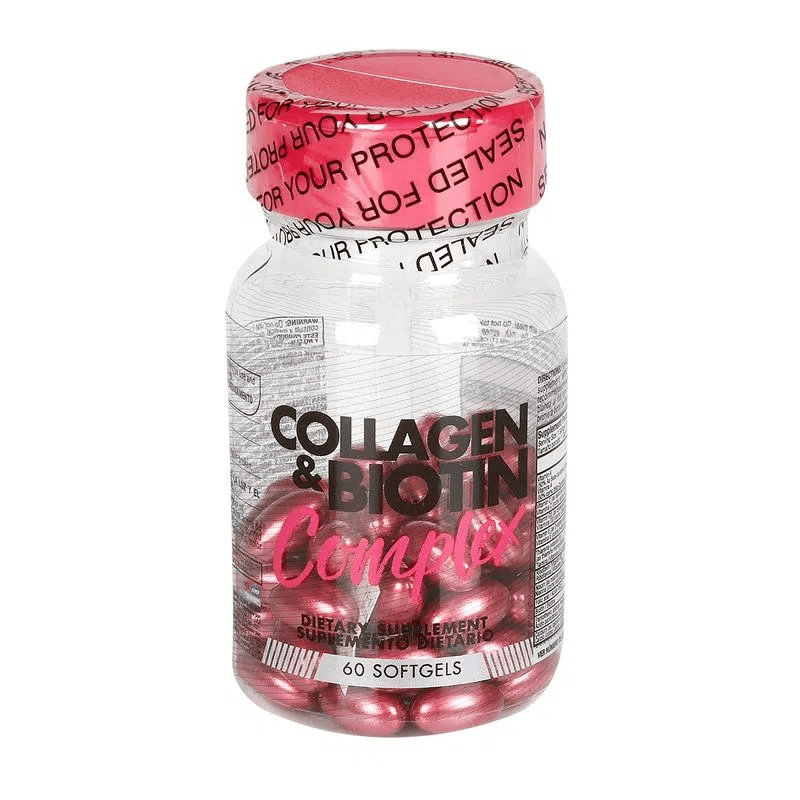 COLLAGEN & BIOTIN COMPLEX SUPLEMENTO DIETARIO FRASCO X 60 SOFTGELS