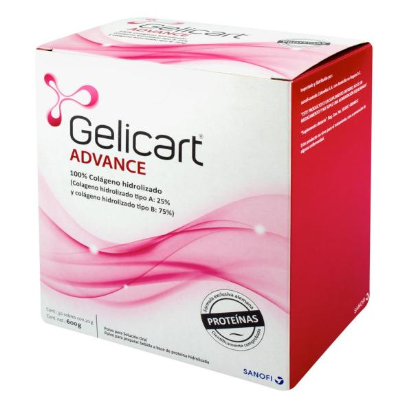 GELICART ADVANCE POLVO SOB 20gr CAJA X 30 SOBRES - SANOFI-OTC