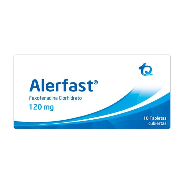 ALERFAST 120 mg  CAJA X 10 TABLETAS - TECNOQ-ETI