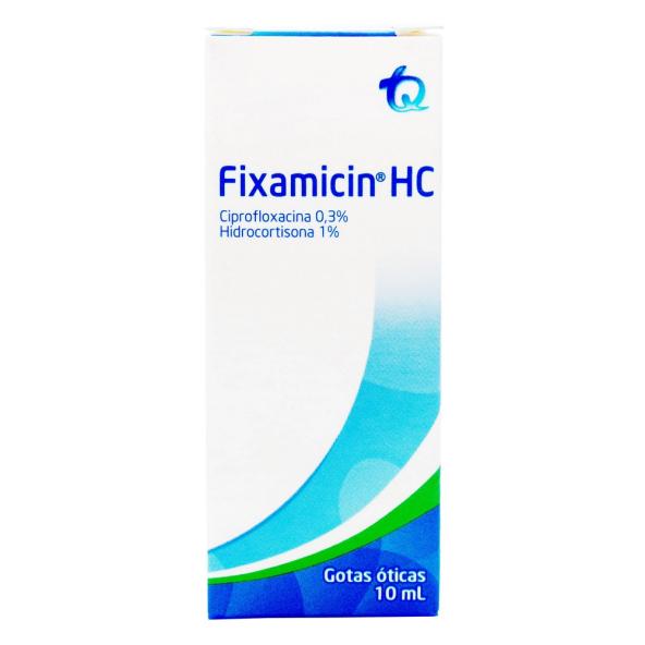 FIXAMICIN HC GOTAS OTICAS      2003M X FCOX10 ML - TECNOQ-ETI