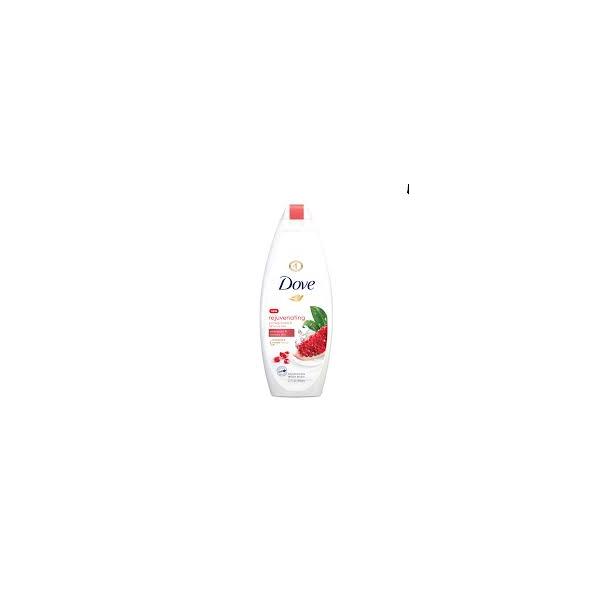 DOVE BODY WASH REJUVENATING POMEGRANATE & HIBISCUS TEA FRASCO X 650 ML