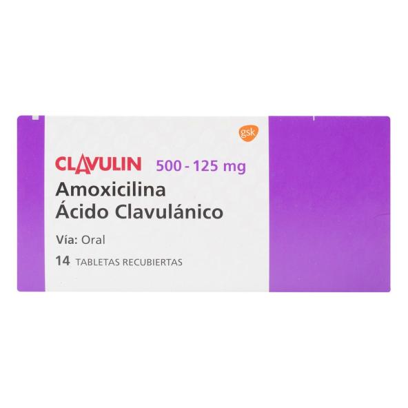 CLAVULIN 500mg/125mg  CAJA X 14 TABLETAS - GSK