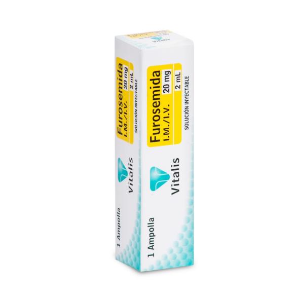 FUROSEMIDA 20 MG / 2 ML CAJA X 1 AMPOLLA