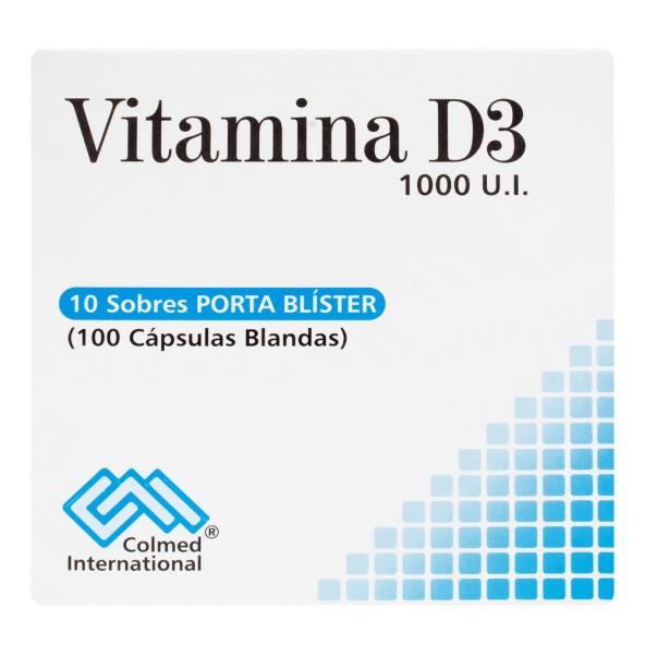 VITAMINA D3   1.000 U.I   CAJA 100 CAPSULAS