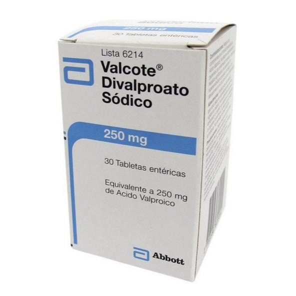 VALCOTE 250 mg  CAJA X 30 TABLETAS DE LIBERACION RETARDADA- LAFRANCOL