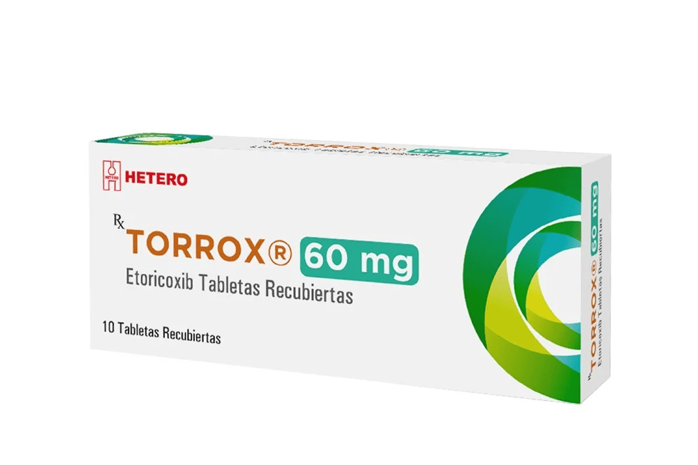 TORROX 60MG TABLETA RECUBIERTA CAJA X 10 TAB